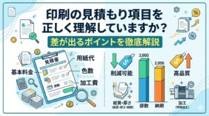 印刷見積もりの重要なポイント