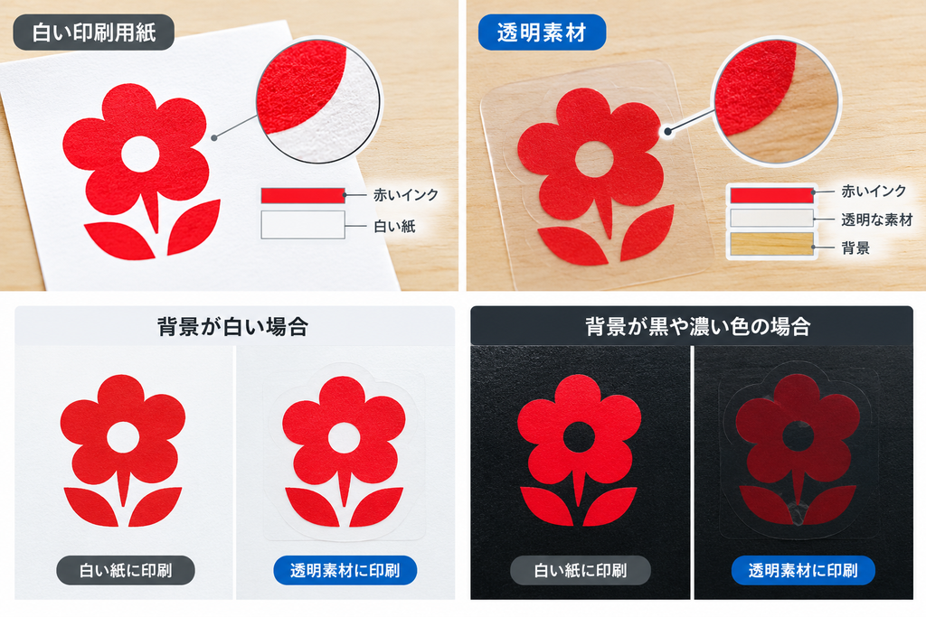 transparentseal without whiteink